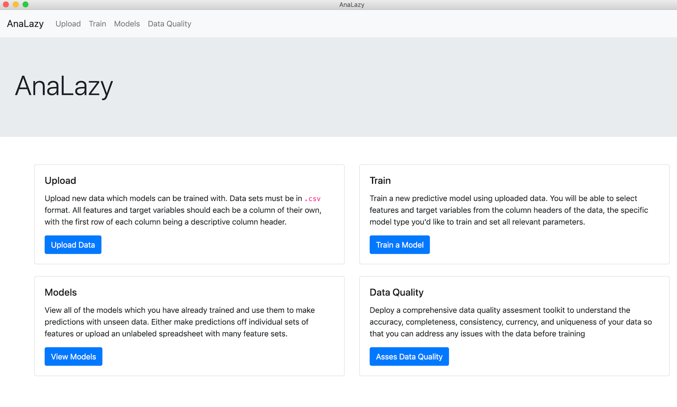 AnaLazy app screenshot